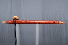 Red Mallee Burl Native American Flute, , , #K20L (31)